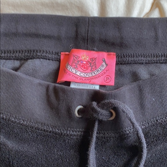Juicy Couture set in black terry size Petite - Picture 5 of 6